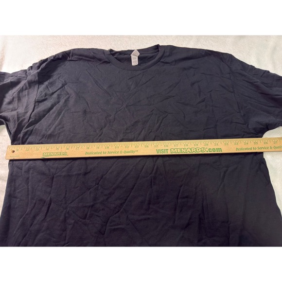 Gildan Heavy Cotton Mens Black T-Shirt 3 Pack Short Sleeve Crew Neck XL 5000 - Picture 6 of 12